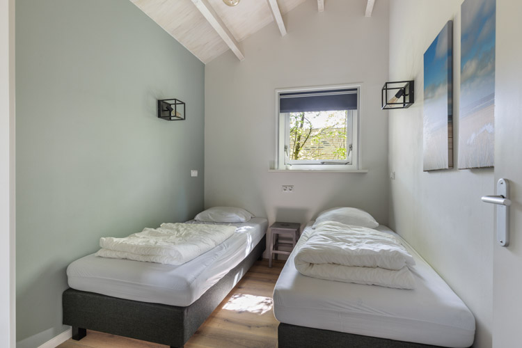 vakantiehuis Armeria slaapkamer met twee eenpersoons bedden