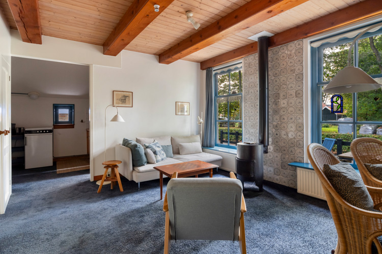 Vakantiehuisje schiermonnikoog Langestreek 132 woonkamer zithoek
