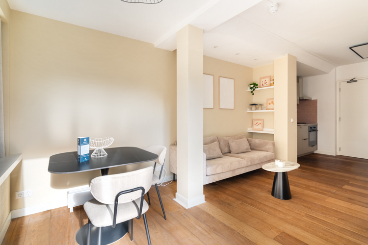 appartement Schiermonnikoog boszicht 16b woonkamer indeling