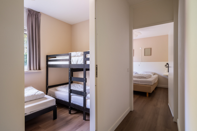 Kinderkamer met stapelbed Boszicht 17 Schiermonnikoog.