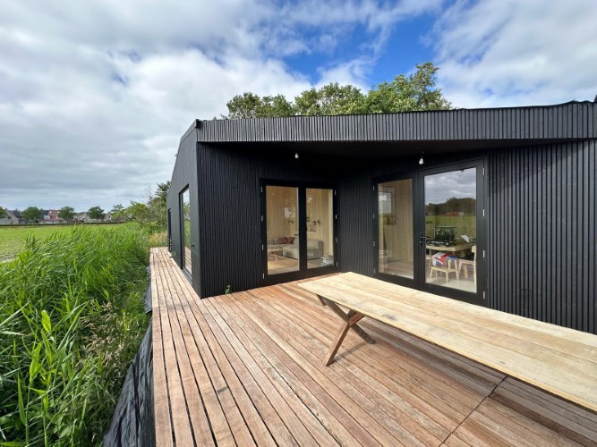 Bungalow terras buiten