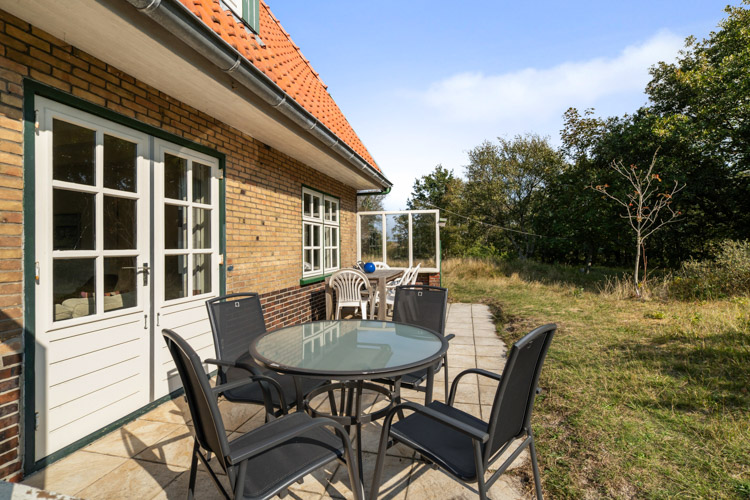 Vakantiehuis Holidays schuin voor