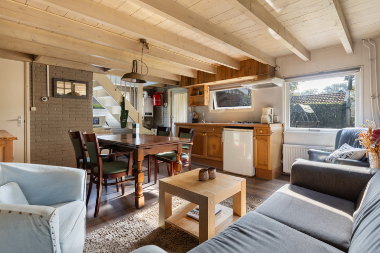 Vakantiehuis Schiermonnikoog Yn de Hamaye zithoek woonkamer