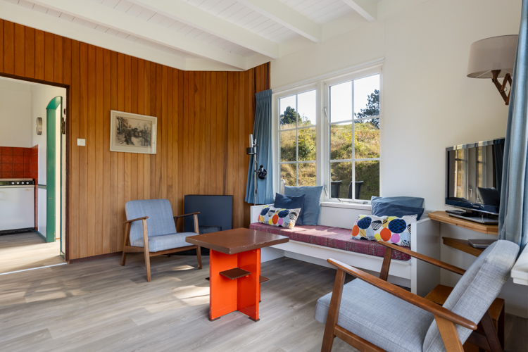 kijkduin vakantiehuisje op schiermonnikoog woonkamer zitkamer