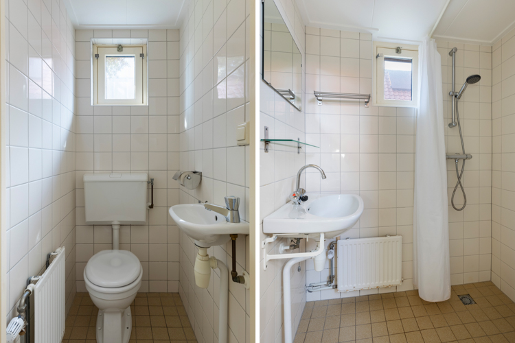 vakantiehuisje Koekoek badkamer sanitair