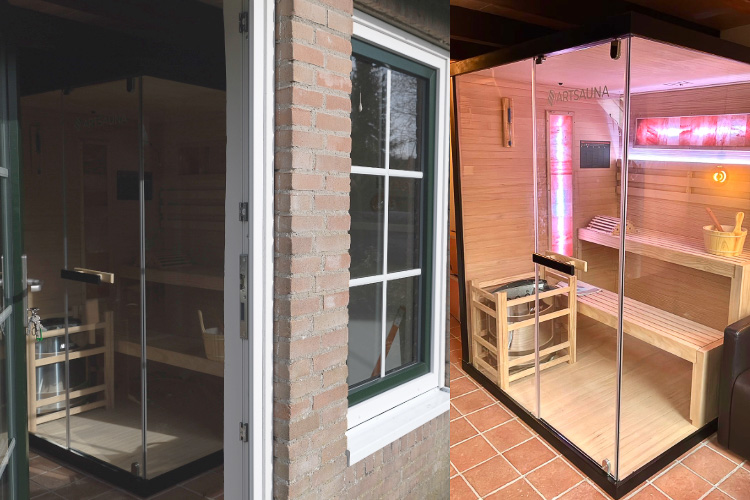 vakantiehuisjemiddenstreek26 sauna aan uit