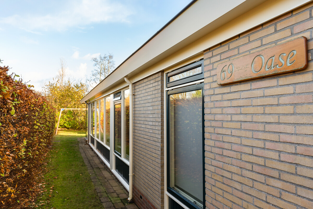 ingang oase bungalow schiermonnikoog