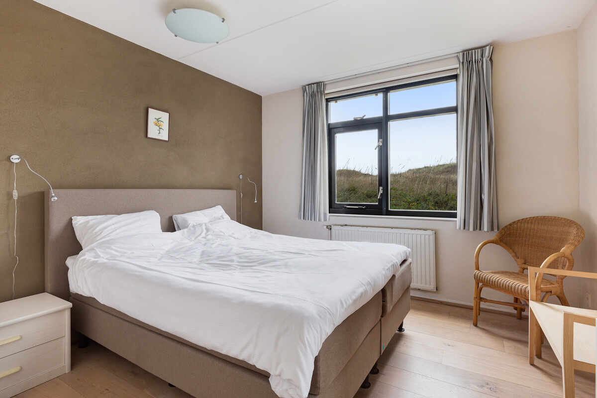 Slapen duinen slaapkamer vakantiehuis Schiermonnikoog cardium