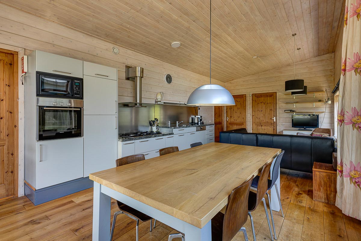 Woonkeuken Paardebloem vakantiehuis Schiermonnikoog